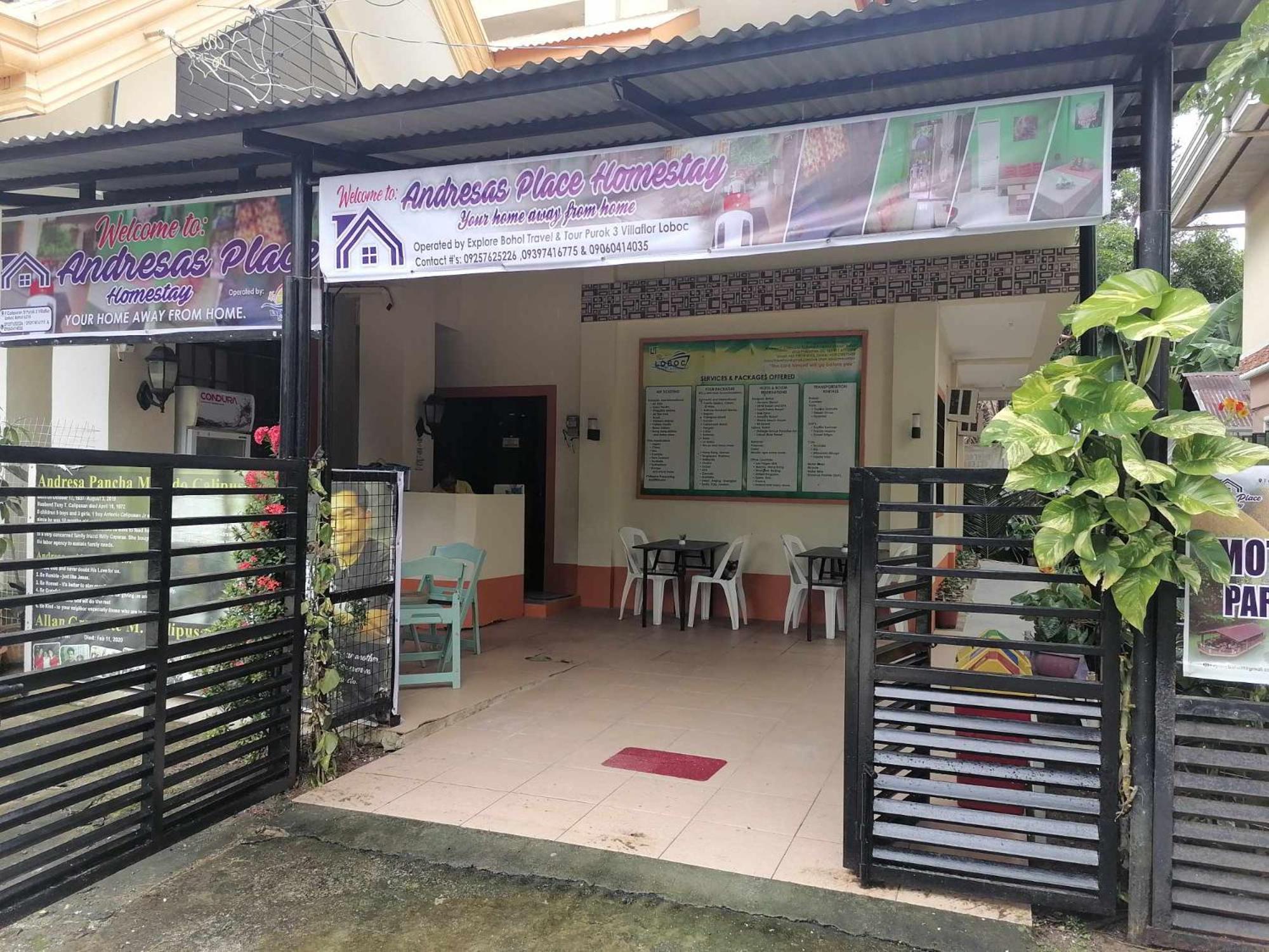 Andresas Homestay Loboc Dış mekan fotoğraf